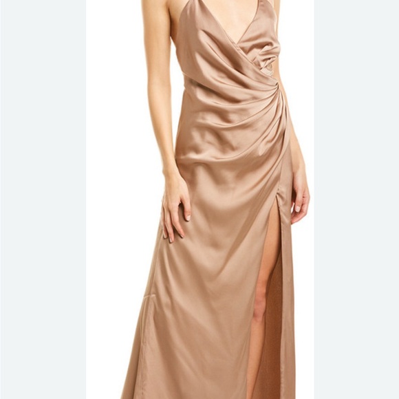 Fame and Partners Satin Zarita Gown/Dress - Picture 2 of 4